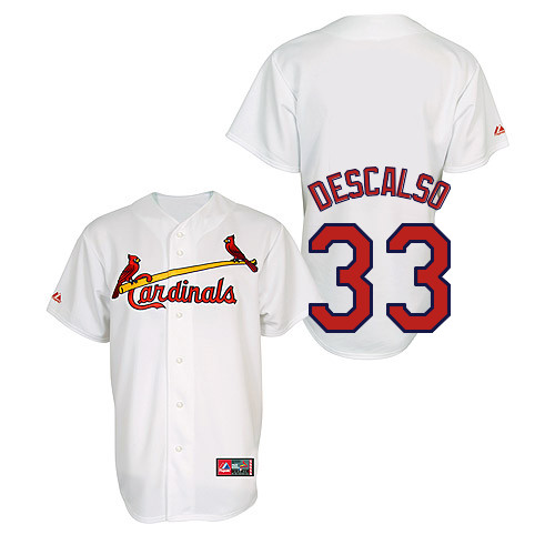 Daniel Descalso #33 Youth Baseball Jersey-St Louis Cardinals Authentic Home Jersey by Majestic Athletic MLB Jersey